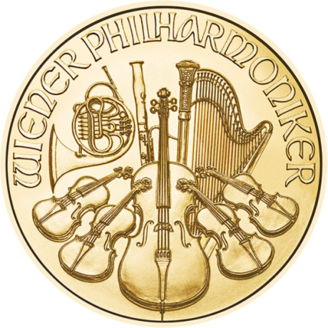 Wiener Philharmoniker (EUR años mayores) - 1 Oz - moneda de oro de inversión