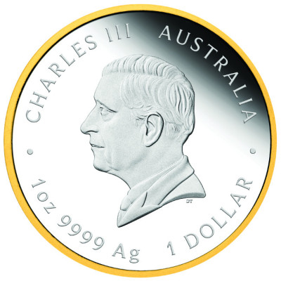 La Primera Fiebre del Oro en Australia - 1 Oz - Moneda de Plata de Colección