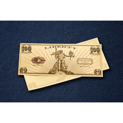 Libertad de St. Gaudens - Billete de oro de 24 quilates - Cualquier año