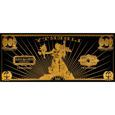 Libertad de St. Gaudens - Billete de oro de 24 quilates - Cualquier año