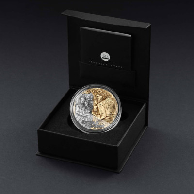 La Bella y la Bestia - 2 Oz - Moneda de Plata de Colección