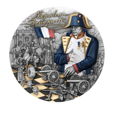 Napoleón Bonaparte - 2 Oz - Moneda de Plata de Colección