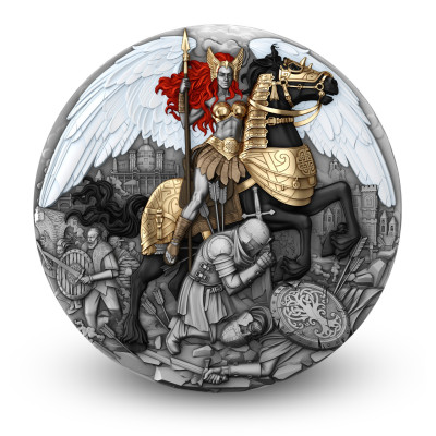 Valkyrie - 2 Oz - Moneda de Plata de Coleccionista
