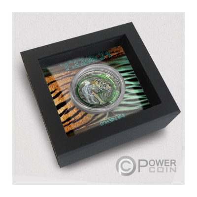 Tigre Otra Vida - 3 Oz - Moneda de Plata de Coleccionista
