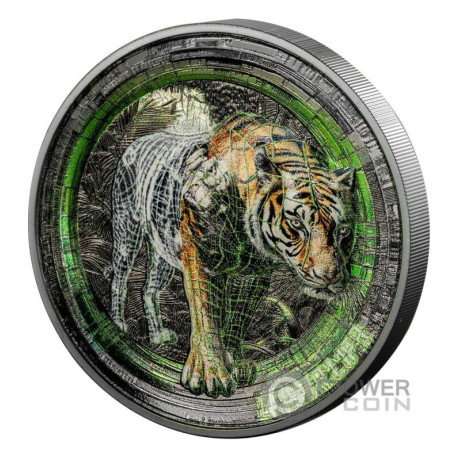 Tigre Otra Vida - 3 Oz - Moneda de Plata de Coleccionista