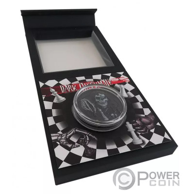 Jaque Mate Oscuro (2021) - Moneda de Plata de colección de 3 Oz