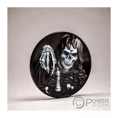 Jaque Mate Oscuro (2021) - Moneda de Plata de colección de 3 Oz