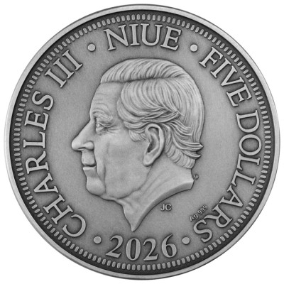 Compass Rose (2026) - 2 oz - moneda de colección de plata