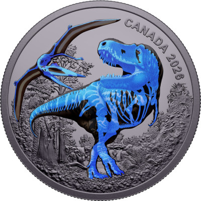 T-Rex (2026)  - 1 onza - moneda de plata de colección