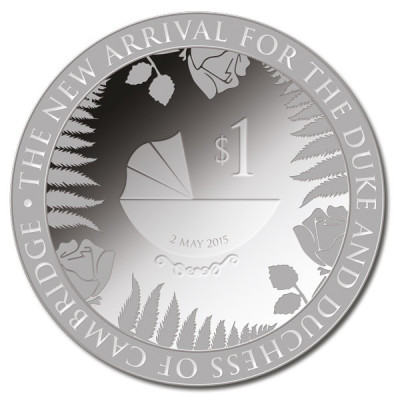 Royal Baby 2015  - 1 onza - moneda de colección de plata de calidad «proof»