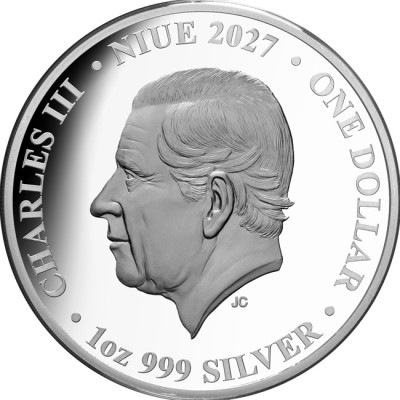 Lunar Goat (2027) - 1 onza - moneda de plata de colección