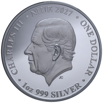 Lunar Goat (2027) - 1 oz - moneda de colección de plata de calidad «proof»