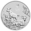 Lunar Goat (2027) - 1 onza - moneda de inversión de plata
