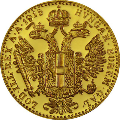 1 ducado del Parque Nacional de Austria-Hungría (1915) - Moneda de oro de inversión