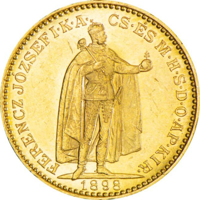 Hungría 20 Corona - moneda de inversión de oro