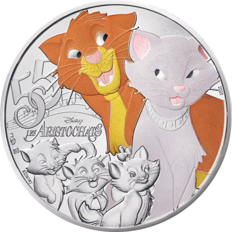 Los Aristogatos - (2025) - moneda de colección de plata coloreada