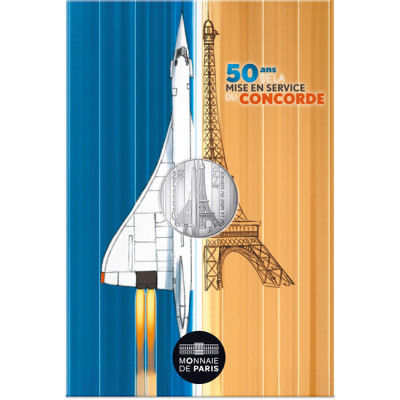 50 años del Concorde (2026) - moneda de colección de plata