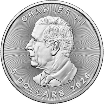 Maple Leaf (varias emisiones) - 1 onza - moneda de inversión de plata