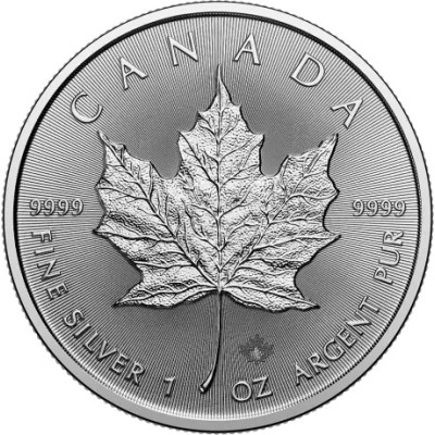 Maple Leaf (varias emisiones) - 1 onza - moneda de inversión de plata