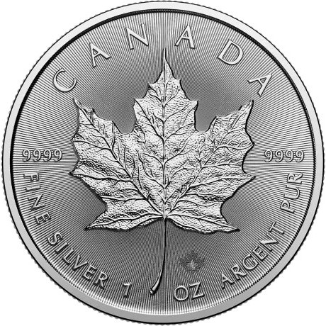 Maple Leaf (varias emisiones) - 1 onza - moneda de inversión de plata