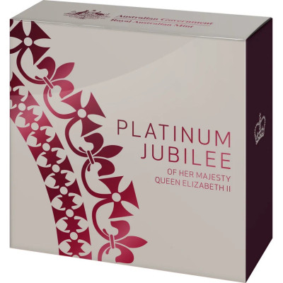 Jubileo de Platino de Su Majestad la Reina Isabel II (2022) - 18,24 g - moneda de colección de plata