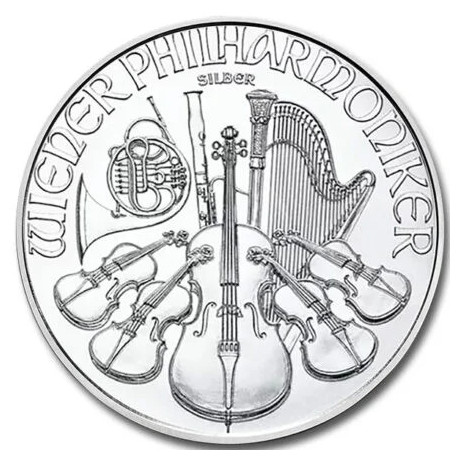 Orquesta Filarmónica de Viena (2027) - 1 onza - moneda de inversión de plata