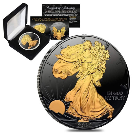 Águila de Plata Dorada (2020) - 1 onza - moneda de plata de colección