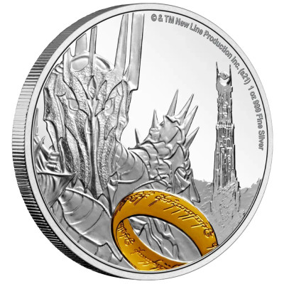 El Señor de los Anillos - (serie de 2021) - 7 onzas - monedas de plata de colección