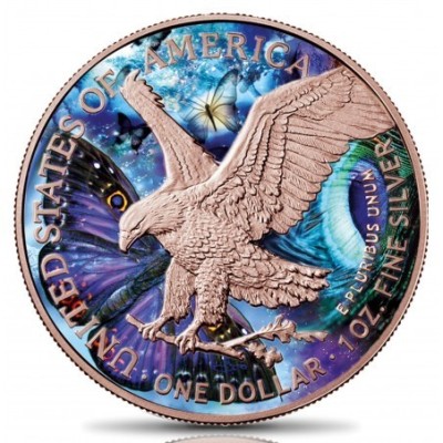 1 oz Butterfly American Eagle - stříbná mince